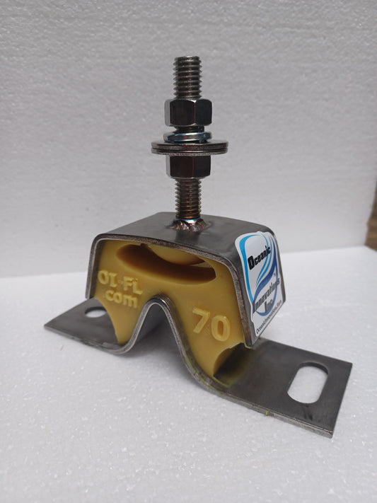1GM - Stainless Steel Urethane 70 Motor Mount For Yanmar