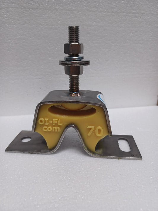 1GM - Stainless Steel Urethane 70 Motor Mount For Yanmar