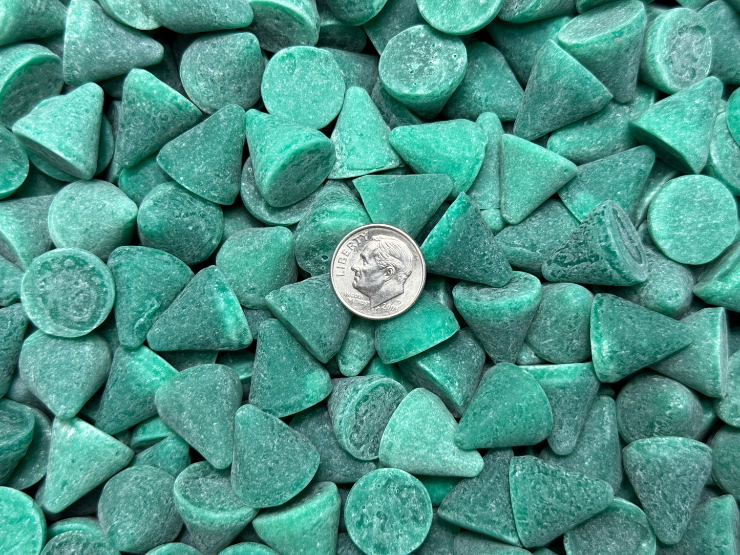 Media - Plastic 5/8 X 5/8 Cone - Vibration, Tumbler Deburr Media MC