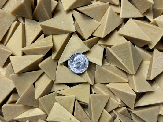 Media - Plastic 1/4 X 1/4 - Pyramid - Vibration, Tumbler Deburr Media LC
