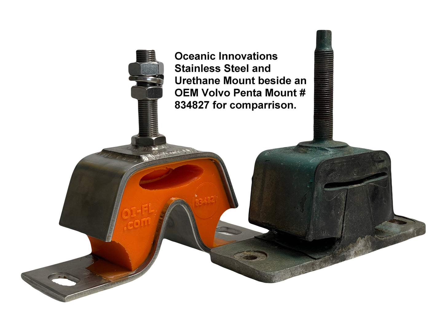 Stainless Steel Urethane For Volvo Penta MD11, MD17, MD17D