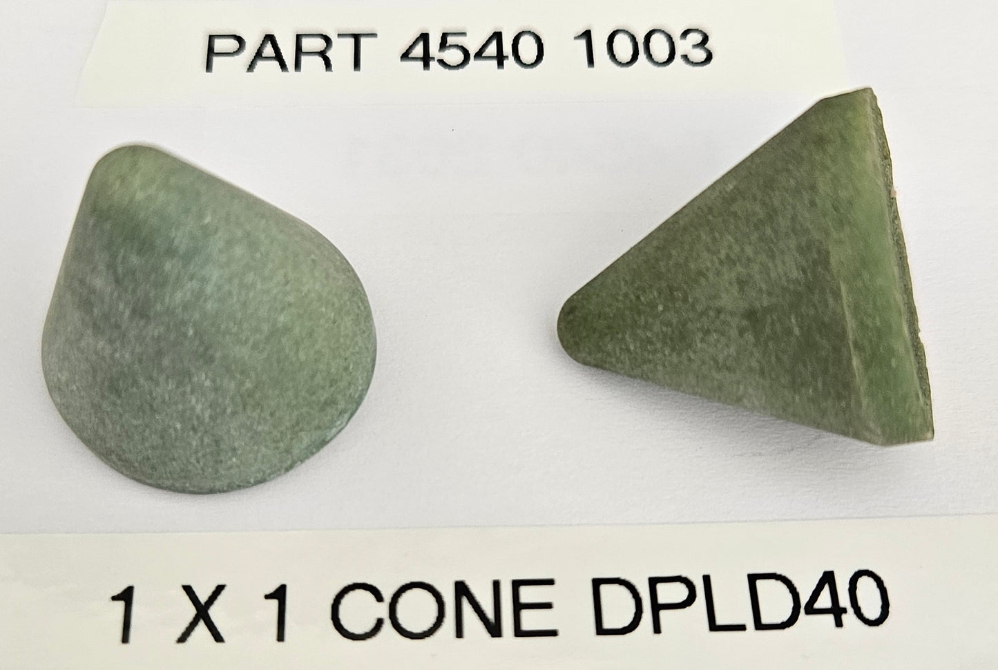 Media - Plastic 1 X 1 Cone - Vibration, Tumbler Deburr Media