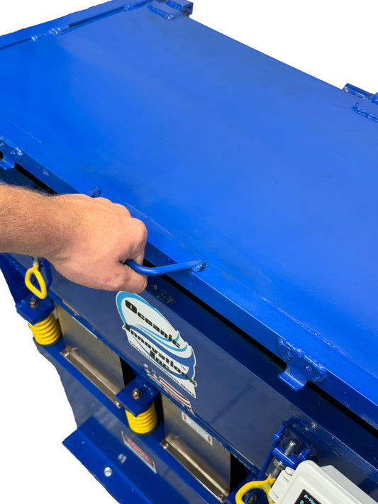 Whisper Shake 5 Cubic Foot Vibration Deburr Vibratory Finishing Machine Tumbler 115V