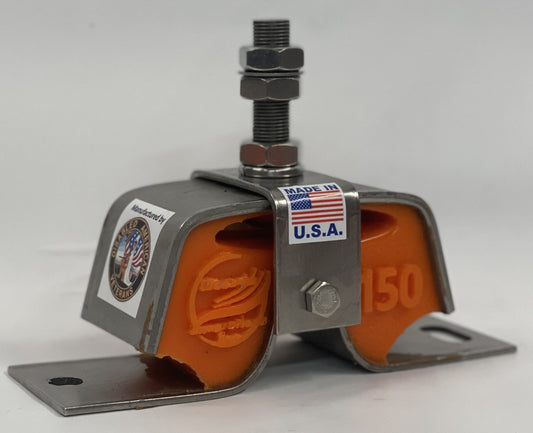 Stainless Steel Urethane 150 Yanmar Motor Mount With Separation Strap