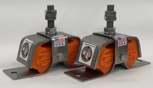 Stainless Steel Urethane 150 Yanmar Motor Mount With Separation Strap