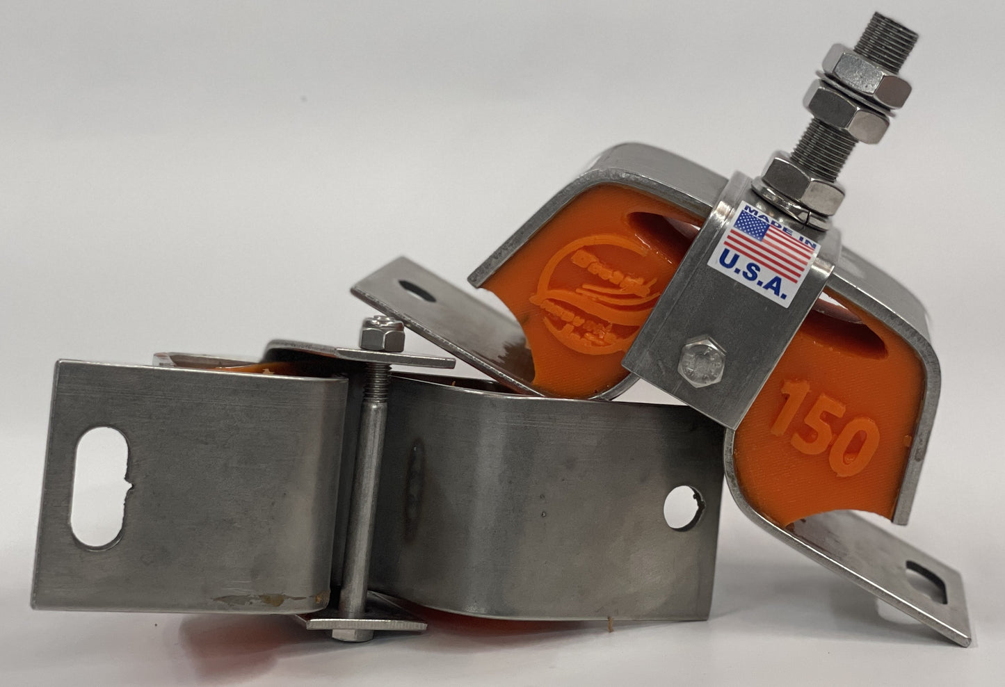 Stainless Steel Urethane 150 Yanmar Motor Mount With Separation Strap