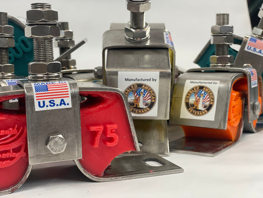 4 Stainless Marine Engine Motor Mount Replaces Yanmar 2GM, 3GM #75 and #100