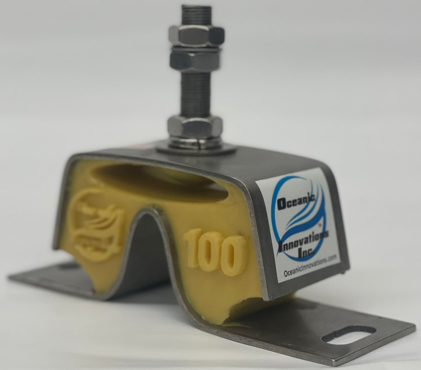 4 Stainless Marine Engine Motor Mount Replaces Yanmar 2QM, 3YM, 3HM #100