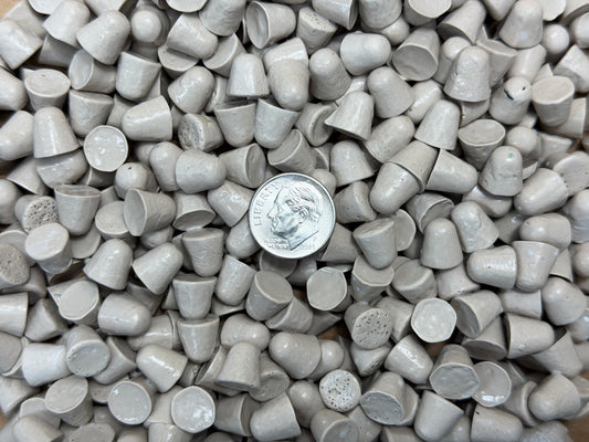 Media - Plastic  3/8 X 3/8 Z1 Cone - Vibration Tumbler Deburr Media