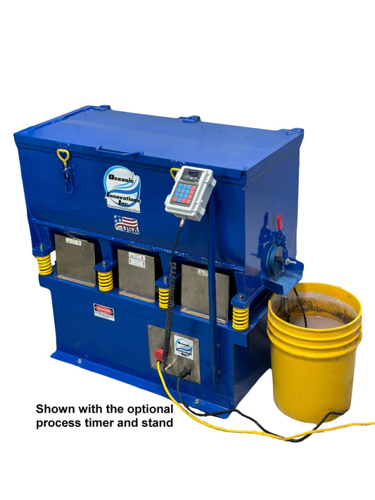 Whisper Shake 5 Cubic Foot Vibration Deburr Vibratory Finishing Machine Tumbler 115V