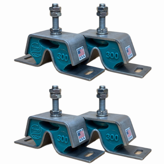 4 Stainless Marine Engine Motor Mount Replaces Yanmar 4LH #300