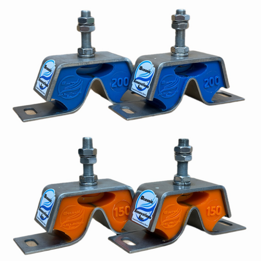 4 Stainless Marine Engine Motor Mount Replaces Yanmar 4JH #150 and #200