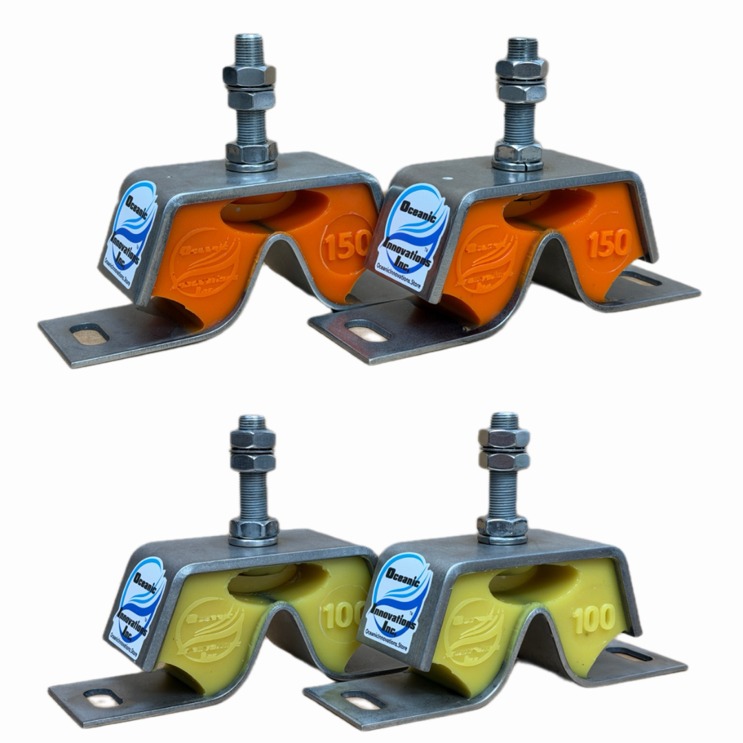 4 Stainless Marine Engine Motor Mount Replaces Yanmar 3QM and 3JH #100 and #150