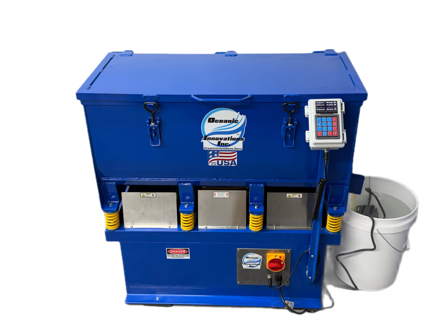 Whisper Shake 5 Cubic Foot Vibratory Finishing Tumbler 220V Variable speed