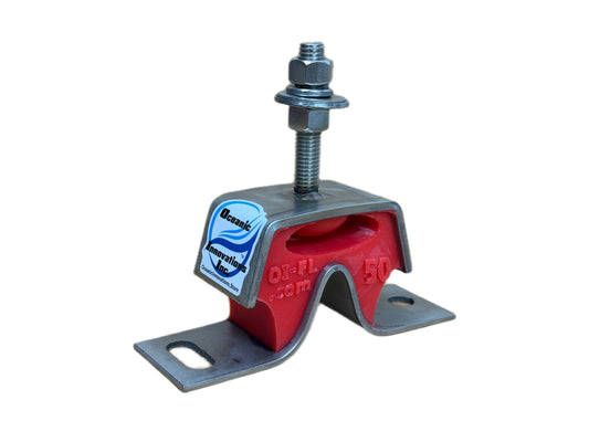1GM - Stainless Steel Urethane 50 Motor Mount For Yanmar