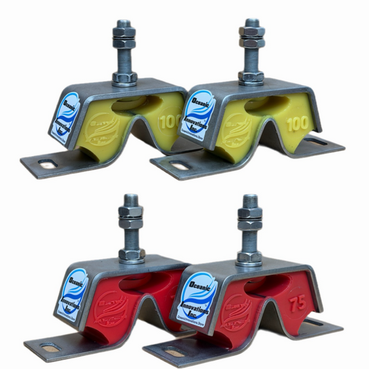 4 Stainless Marine Engine Motor Mount Replaces Yanmar 2GM, 3GM #75 and #100